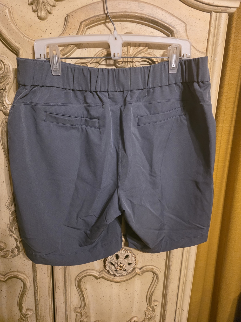 Calvin Klein Slate Blue Women's Athletic Shorts - Picture 2 of 3
